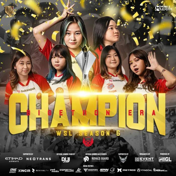 Bigetron Era Raih Win Streak 6 Kali Berturut-turut